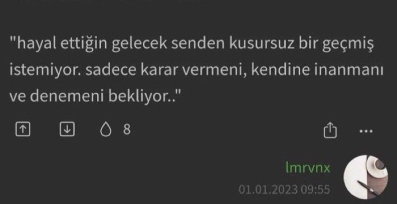 müthiş bir cümle.