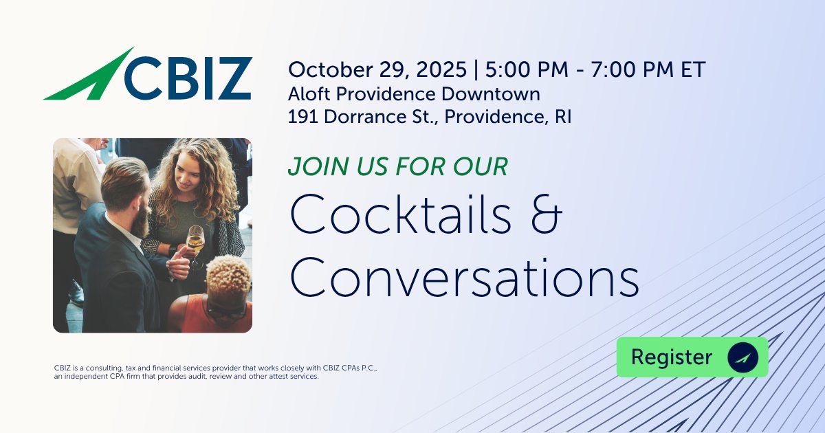 cbz's tweet image. Hey #Providence, let&apos;s network! 🍸 Join us for our Cocktails &amp;amp; Conversations. Great strategic talk and network with peers in an informal setting.

Register now to secure your spot:  okt.to/4pCmvE

#NetworkingEvent