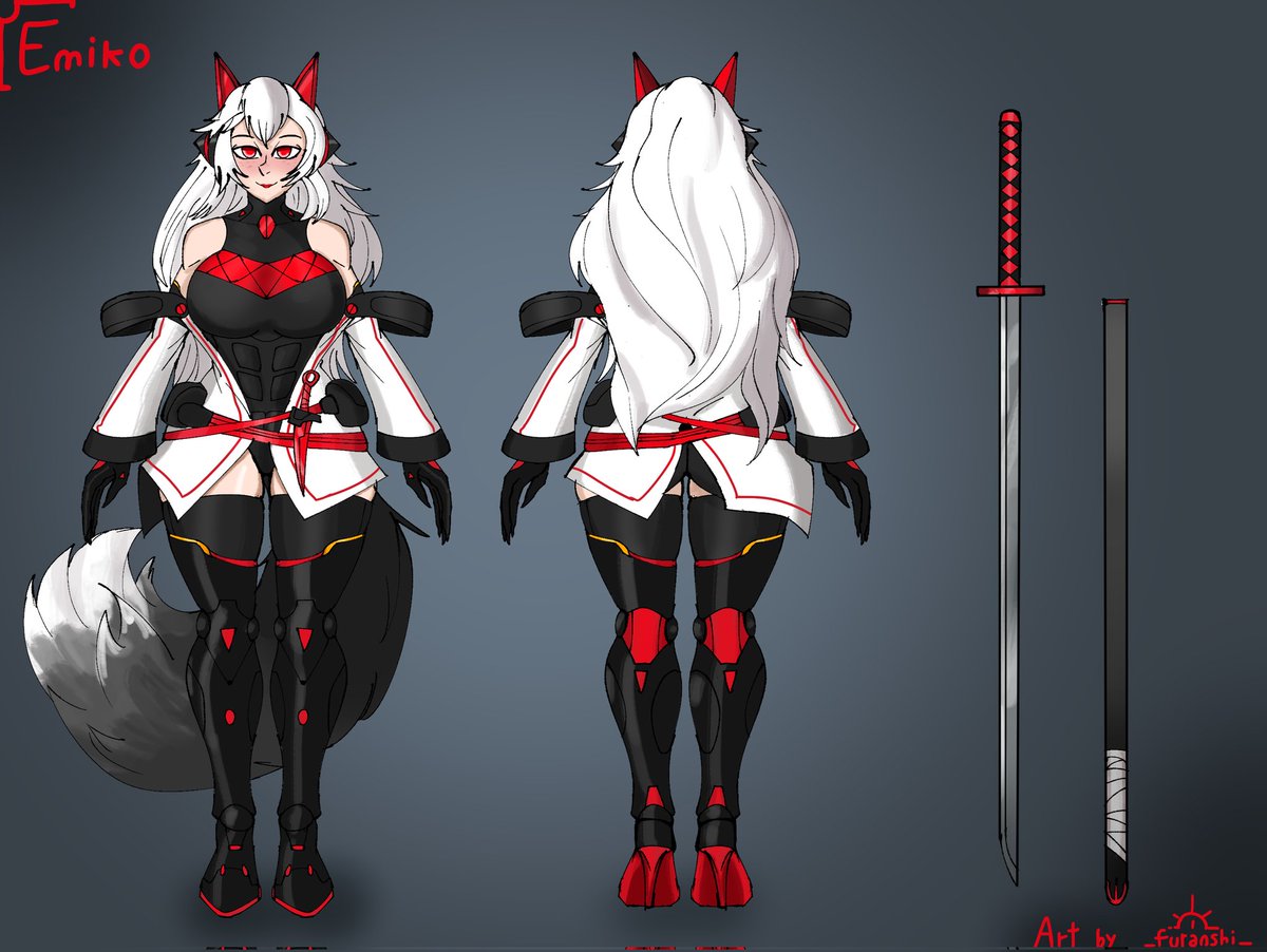 Ref sheet comm for <a href="/another_miqo/">Just another Fanta-Addict</a>