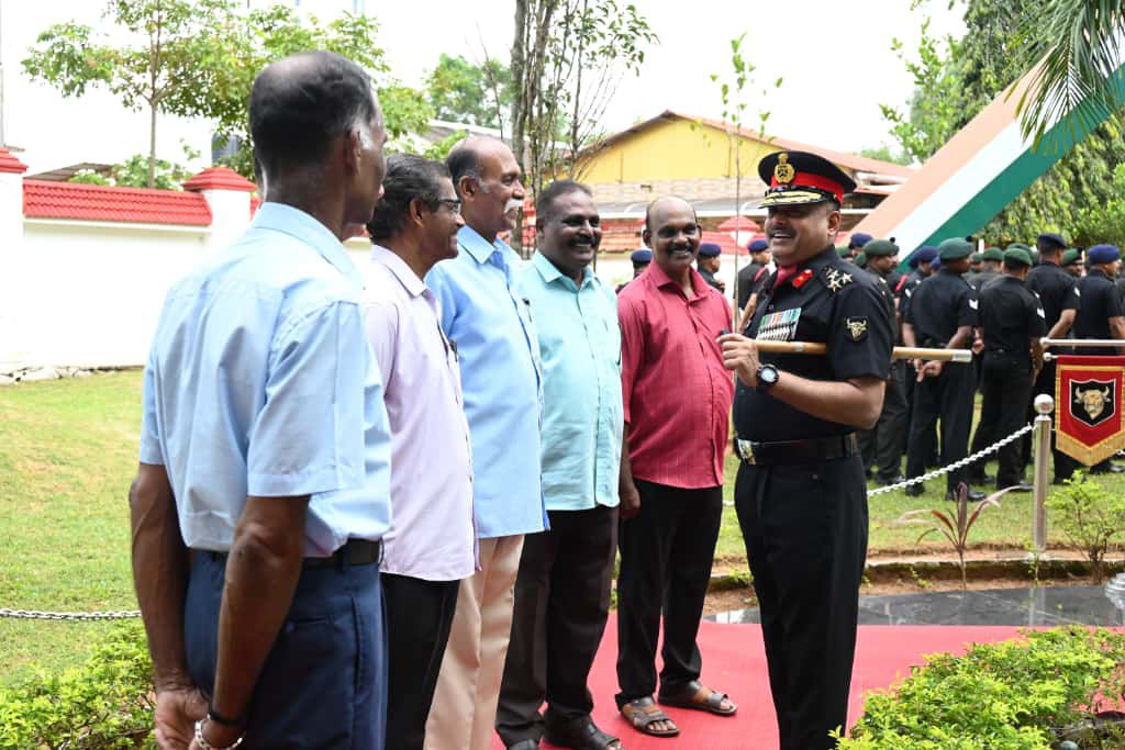 DefencePROTvm's tweet photo. On 27 Oct 25, 79 th Infantry Day was celebrated at Pangode Military Station. A Wreath Laying ceremony by Stn Cdr and veterans were organised at the War Memorial alongwith other hosts of activities to suitably commemorate the day.
#IndianArmy #Navy #Airforce
#NCC #Costguard
#Pride
#Infantry #TheUltimate