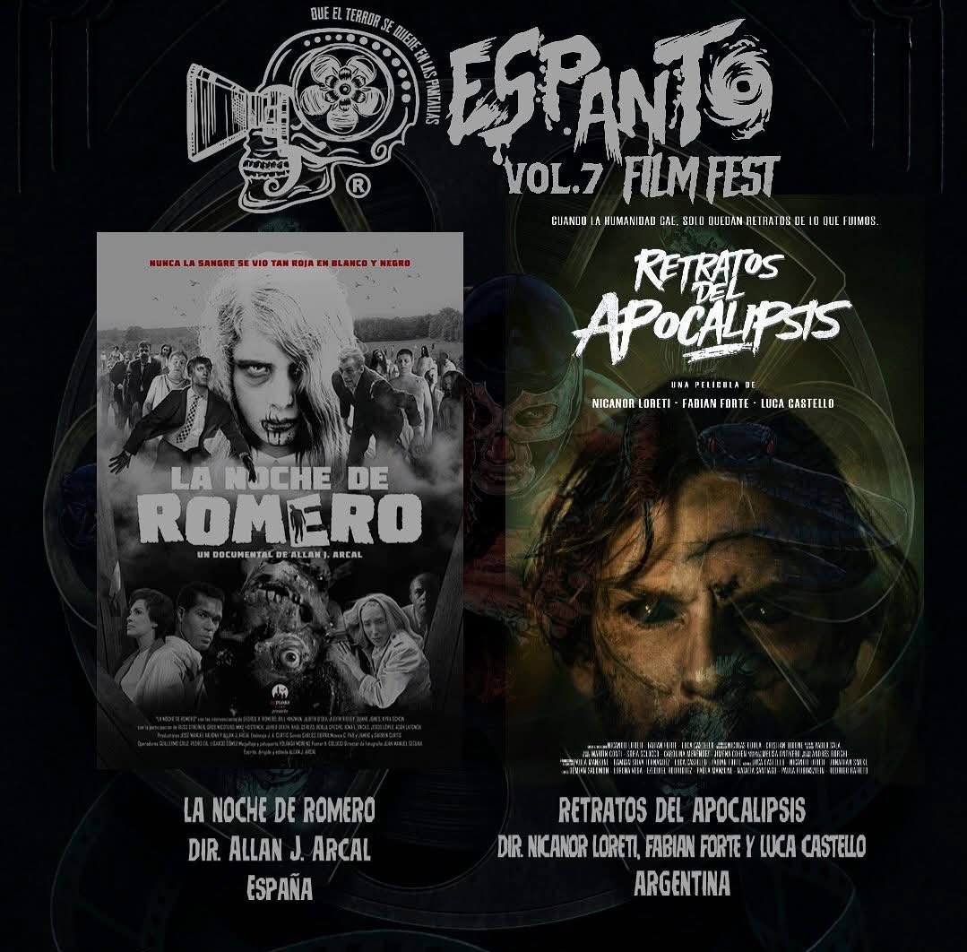 Las películas #LaNocheDeRomero y #RetratosDelApocalipsis son parte de la selección de <a href="/EspantoFilm/">𝕰𝖘𝖕𝖆𝖓𝖙𝖔 𝕱𝖎𝖑𝖒 𝕱𝖊𝖘𝖙</a> Vol. 7, todas las actividades son completamente gratis. Hoy comienza! Allá nos vemos!
#EspantoFilmFest2025