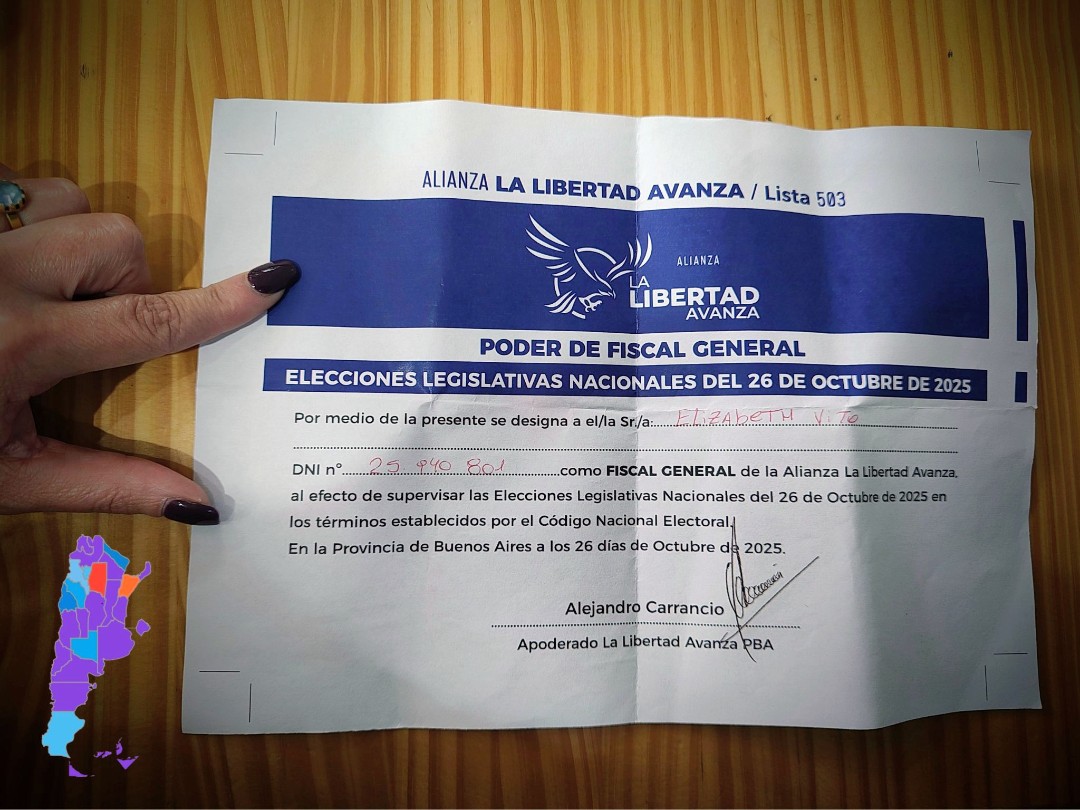 ElizabethGVito's tweet photo. Enorme satisfacción comprobar que la mayoría de los argentinos sigue eligiendo el rumbo trazado por nuestro presidente @JMilei 💜

@LLAenPBA
@SPareja_ 
@LLAPrimeraSecc 

#Fiscalizar https://t.co/O3FsgUbVX2