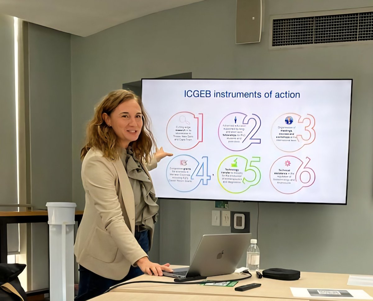 ICGEBCapeTown's tweet image. It is an absolute pleasure to welcome Natasa Skoko from our Biotech Development Unit at @ICGEB  Trieste to Cape Town. The #ICGEB team working together for #sciencefordevelopment