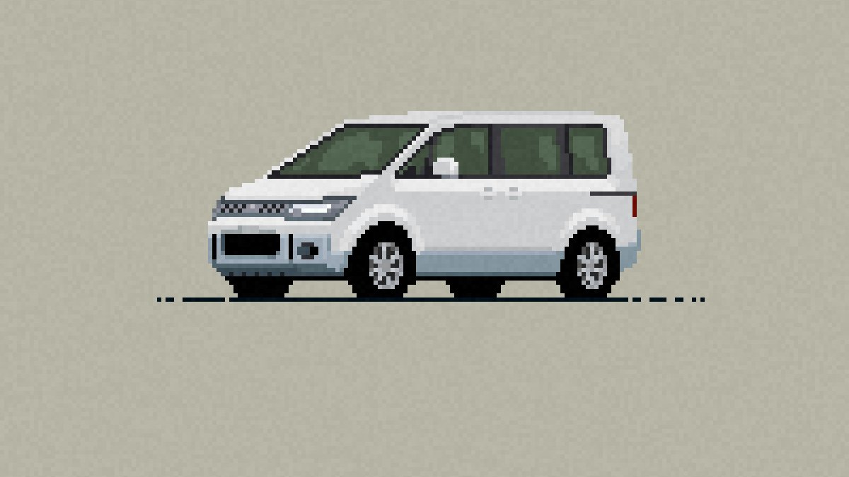 Mitsubishi Delica 2007
The fifth generation is still a family van with serious off-road soul.

#pixelart #pixel #pixelcar #art #carillustration #cardrawing #etherfieldgames #etherfieldstudio #Mitsubishi #MitsubishiDelica #Delica #Delica4x4 #ClassicCars