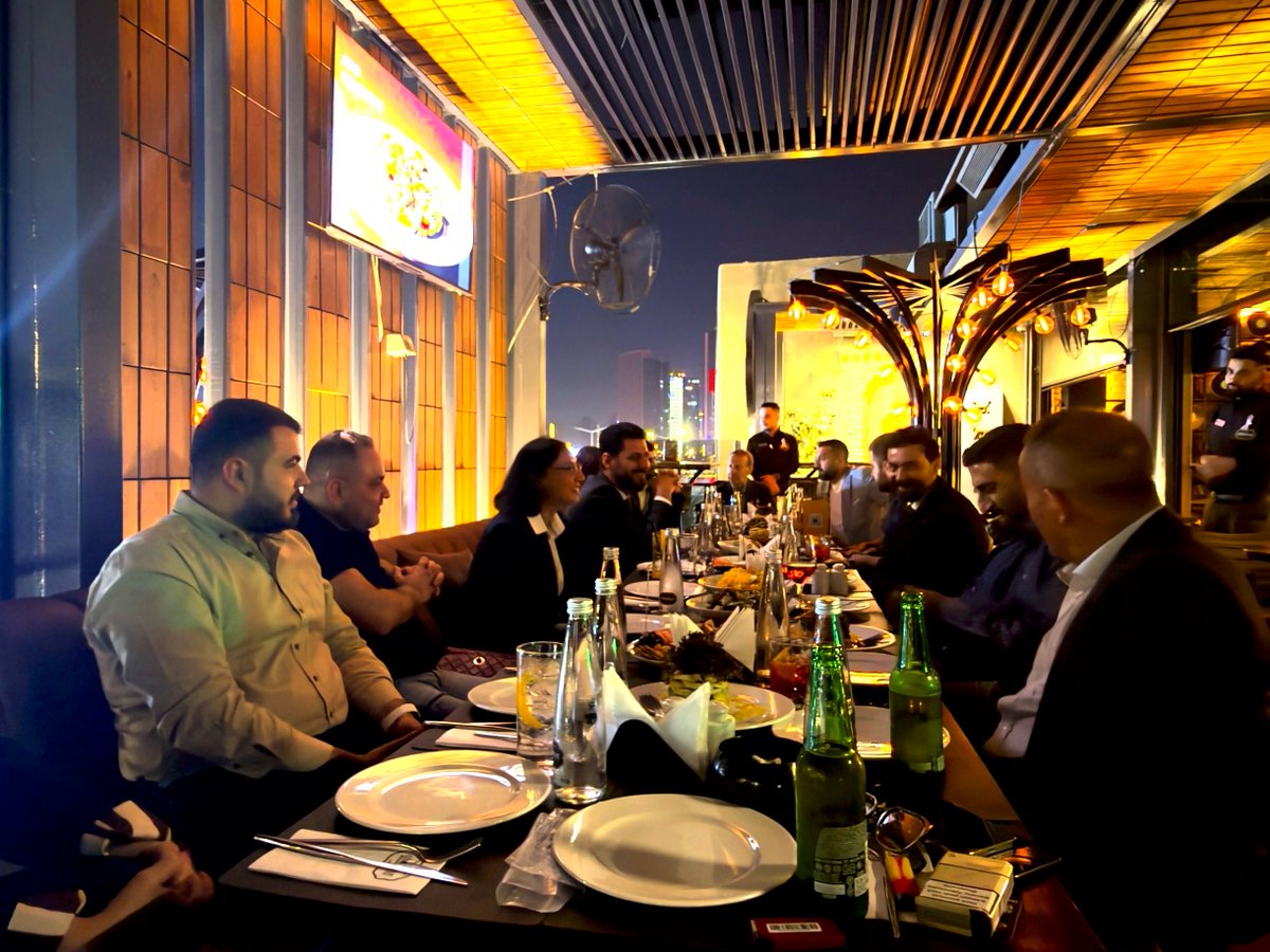AmchamKurdistan's tweet image. One long table, many conversations.

Thank you @AlSaltHospitality for hosting AmCham Kurdistan’s first Member-Hosted Networking Evening at Chestnut Restaurant — building connections that move business forward.

#AmChamKurdistan #NetworkingEvening #Erbil