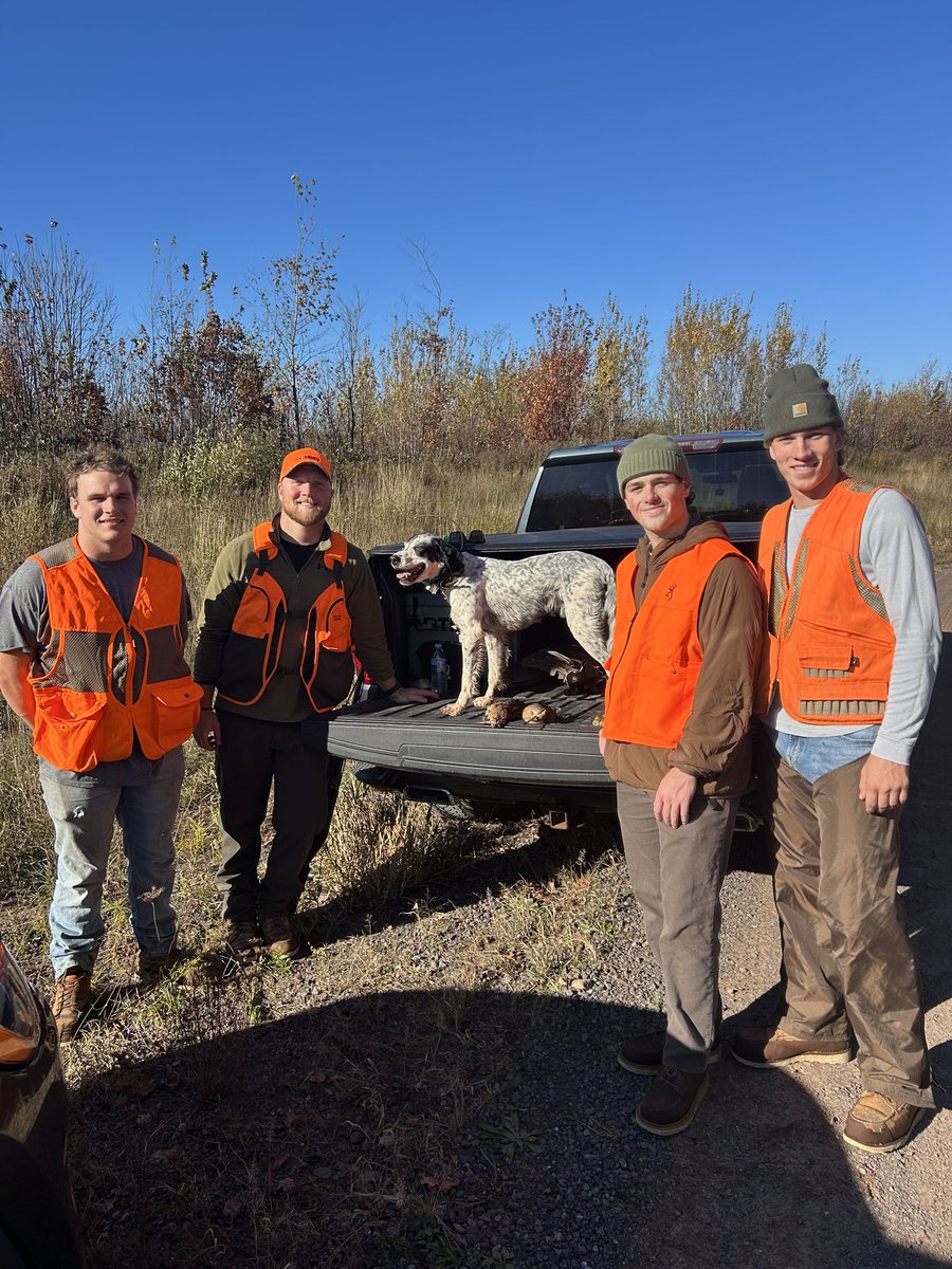 Not a lot of places in the world u can watch ur son <a href="/PorterZeeman/">Porter Zeeman</a> help <a href="/MTUFB/">Michigan Tech Football</a> win 15th straight Miners Cup next day be in gods country chasing a life long passion with 2 sons <a href="/rugerzeeman/">rugerzeeman</a>. Thank u <a href="/zeemand/">Denise Zeeman</a> for the support. Peach and Joey it was a blast