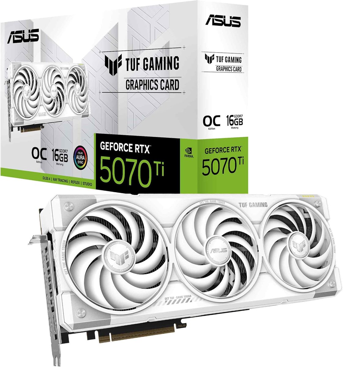 thinkcomps's tweet image. ➔ DEALS ➔ The ASUS TUF Gaming GeForce RTX 5070 Ti 16GB GDDR7 White OC Edition Gaming Graphics Card is 20% off today on Amazon! geni.us/ddDMq
#CommissionsEarned