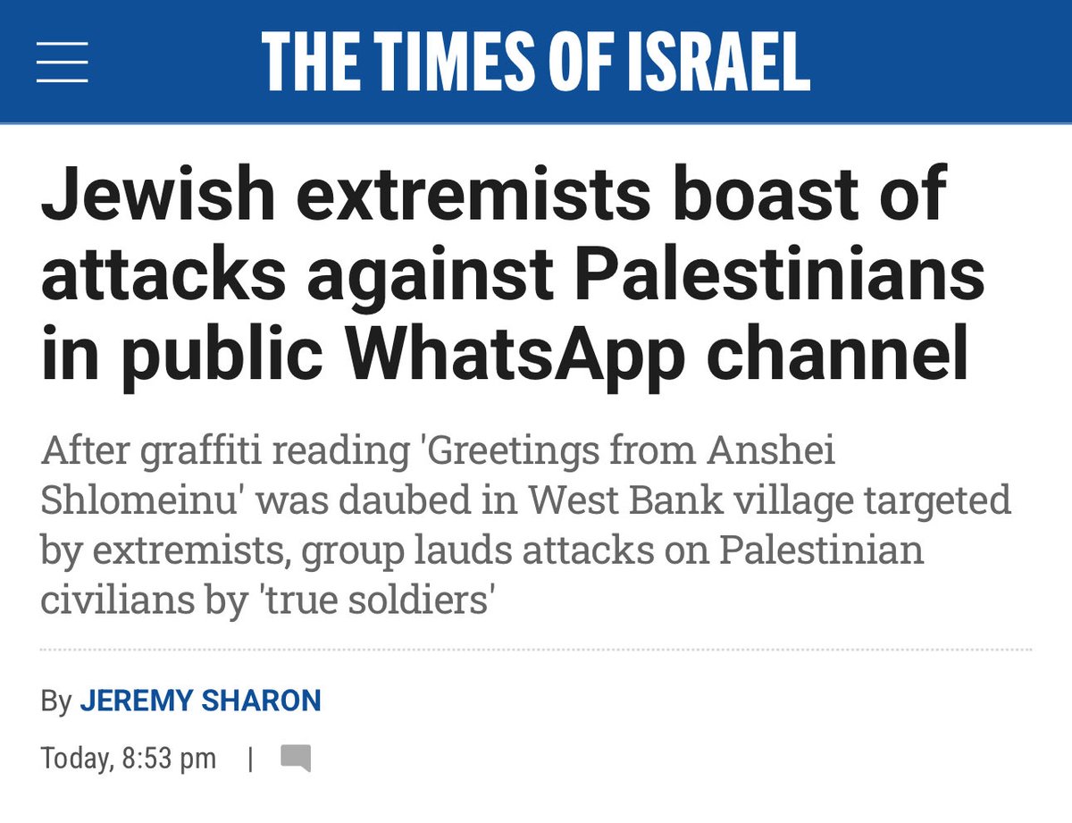 They boast about attacking Palestinians because they know there will be no consequences. These stories are nonexistent in Western media.
