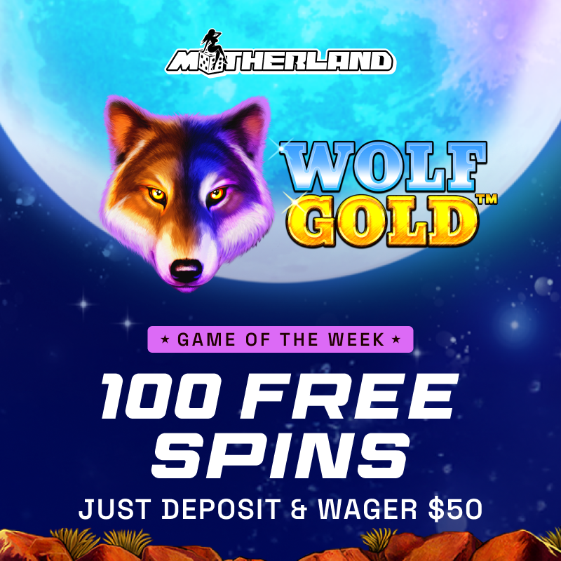 Ready to howl at some wins? 🌕

Drop $50 on Wolf Gold and spin away with 100 Free Spins!

🐺go.mother.land/offers🐺