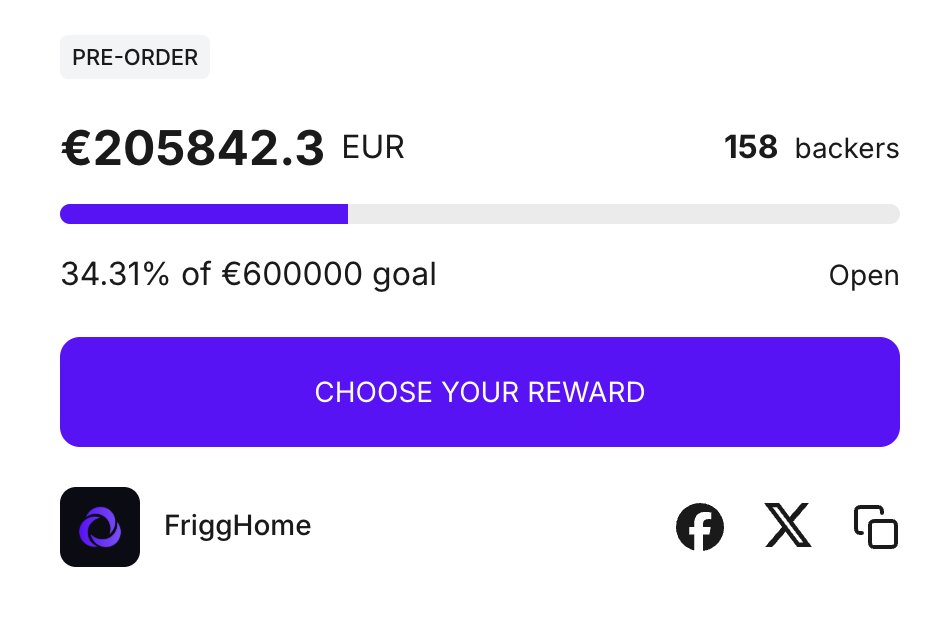 Years of building.

Some downs but a lot of ups.

FriggHome is a great story and we’re so glad so many people joined and still join the journey.

We’re on the way to being the #1 DePIN project.

Just pulled off the biggest launch of 2025 as a seed startup guys, that’s crazy.