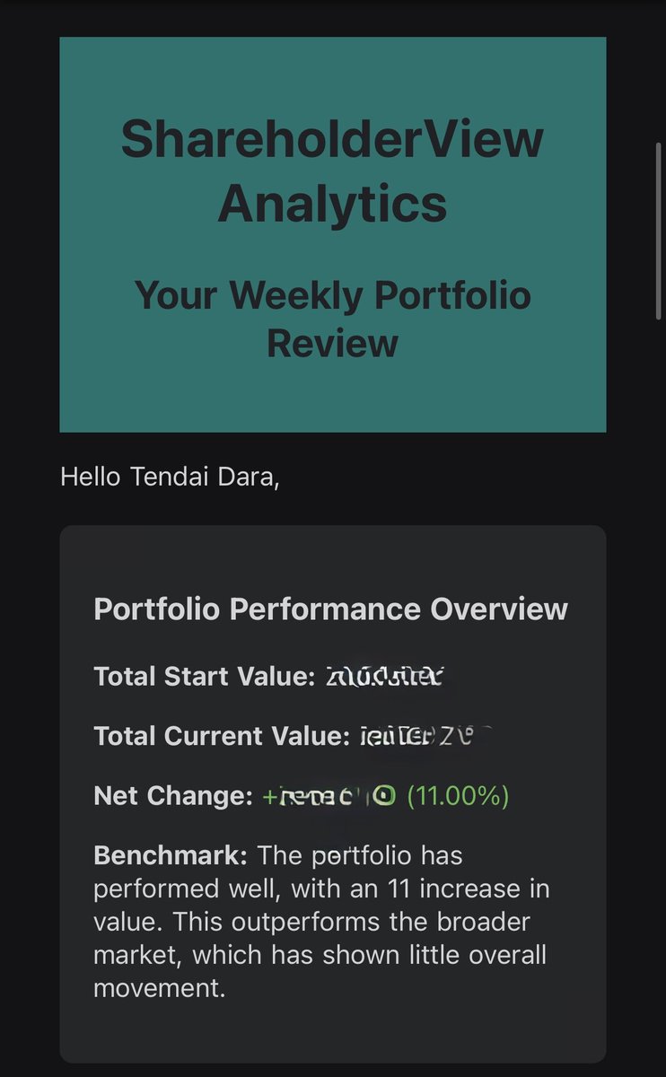 TendaiDara's tweet image. I always look forward to this email from @ShareholderView.