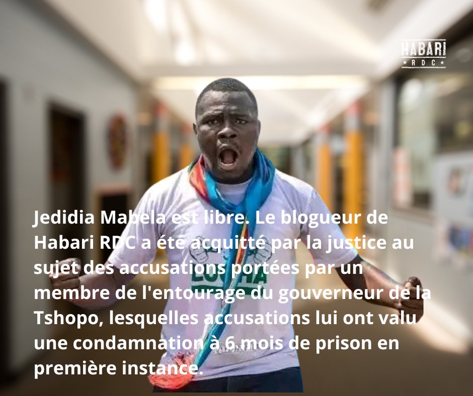 Le gouverneur de la Tshopo a été déchu par l'Assemblée provinciale et aussitôt notre camarade sort de prison. Il n'y a pas de hasard bien sûr.