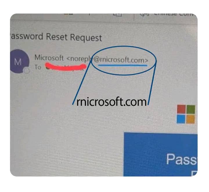 Be vigilant 👁⚠️

rnicrosoft❌️
microsoft✅️