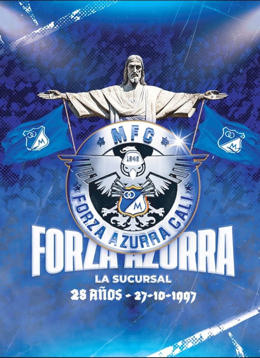 hace 28 años  naco  la Forza Azurra, este nombre no fue un hecho casual, fue uno de los hechos mas importante para el Barrismo futbolero de Millos x fuera de Bogota.
Recordar que  un grupo de amigos que prometimos alentar, apoyar y seguir estos colores, felices 28 años a la forza