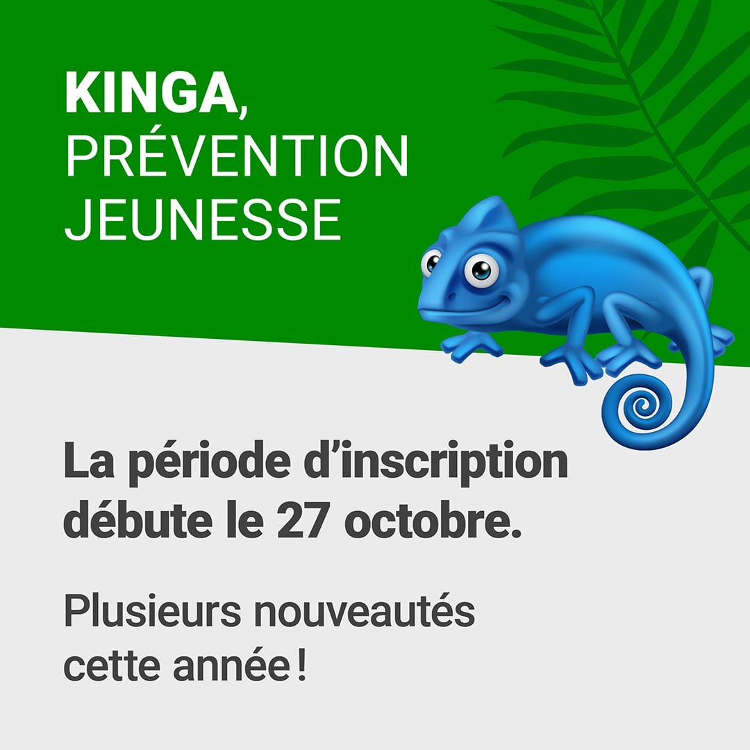 Prévention auprès des jeunes – Le programme Kinga est de retour! 

La <a href="/CNESST/">CNESST</a> devance les inscriptions et bonifie son programme éducatif Kinga, prévention jeunesse!
Cette année, une nouvelle activité sur les risques psychosociaux liés au travail s’ajoute pour les élèves du