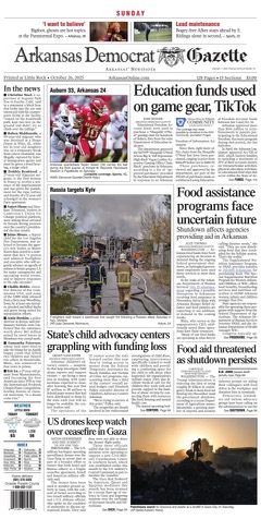 The Arkansas Democrat-Gazette is highlighting devastating funding cuts to our state’s CACs.

CACs are essential to hope and healing for abused children. We must keep them open. Our children—and our state—depend on it.

#CACsAreEssential #ProtectARKids #CACar