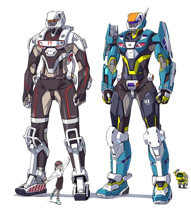 ←をベースにして→が開発されたという設定です 