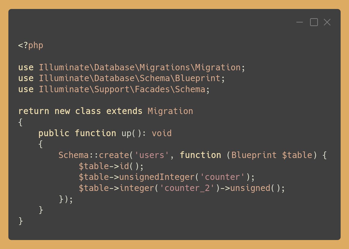 can__vural's tweet image. Next version of Larastan will recognize unsigned columns. It works for both migrations and schema dumps!
#php #phpstan #laravel