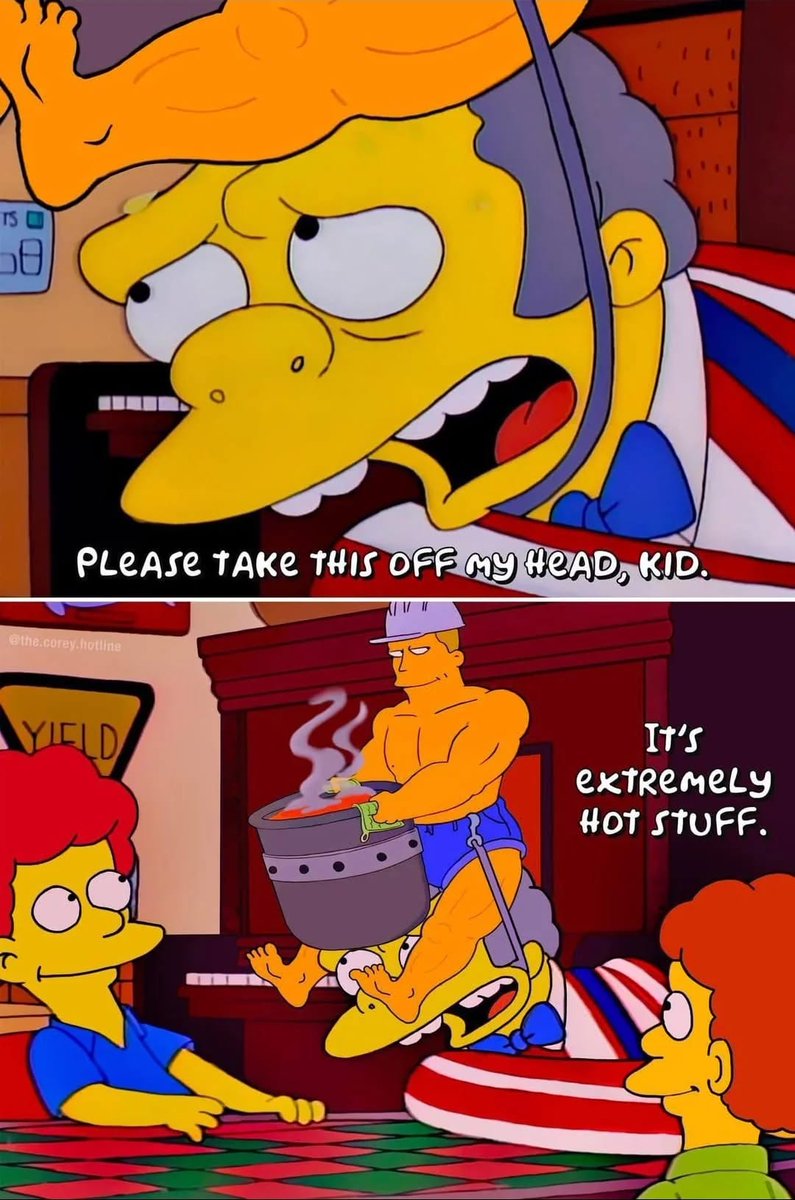 Hot stuff coming through! 

#thesimpsons