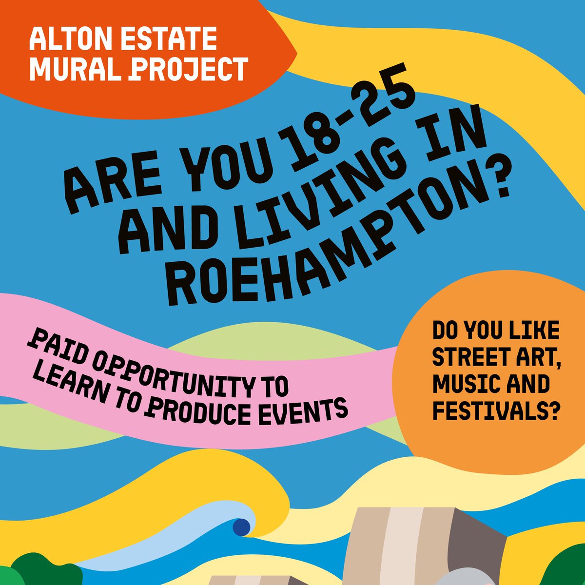 wtowandsworth's tweet photo. Want to make something amazing happen in Roehampton?🌟Join @EEALondon's Trainee Producers Scheme and learn how to bring your creative vision to life.

- No experience needed
- Paid London living wage 
- Open to Roehampton residents aged 18–25

🔗https://t.co/tgSjgntupR https://t.co/vN8uwnjIiU