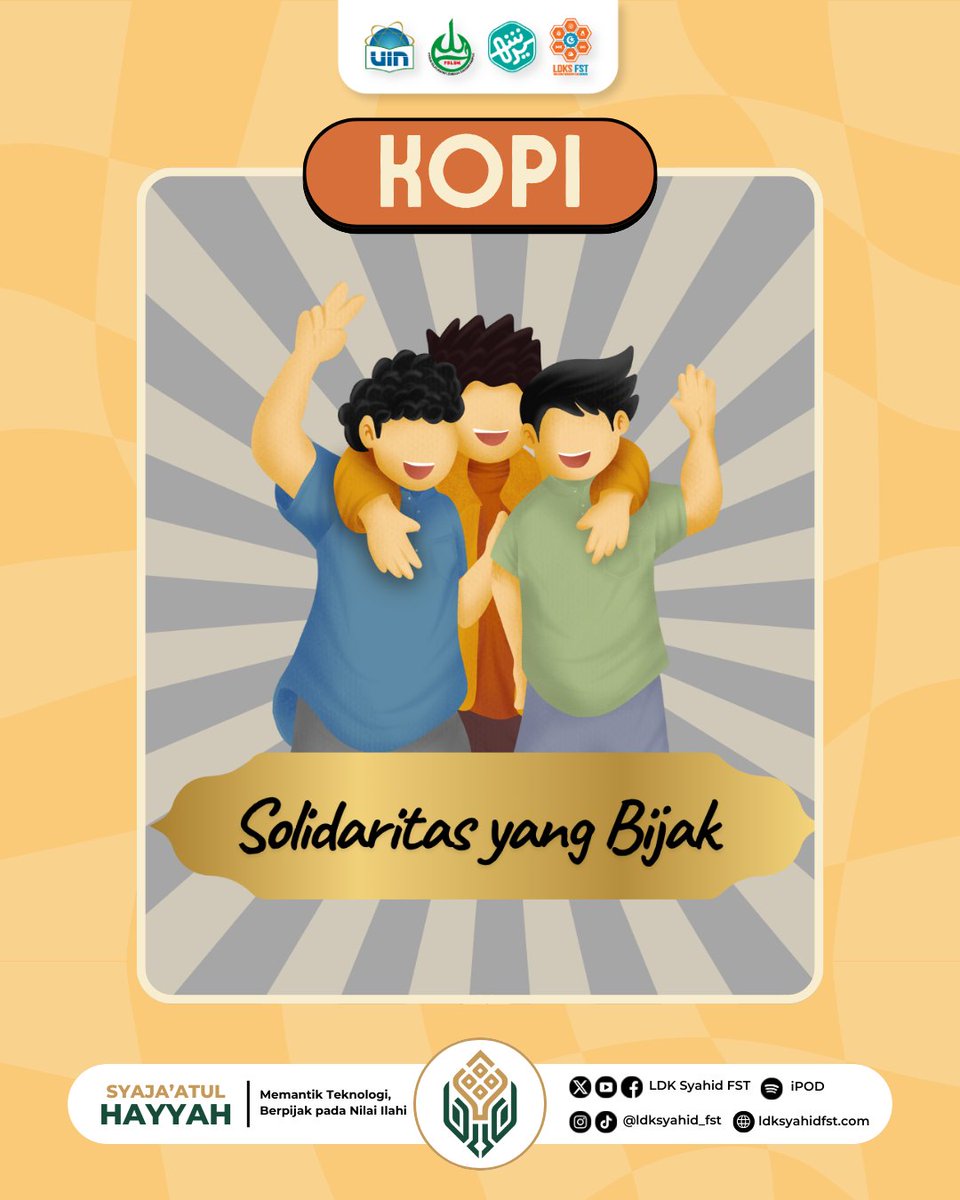Ldksfst_uinjkt's tweet photo. ☕ KOPI ☕ [Komik Seputar Islam]

Hai hai guyss~ KOPI balik lagi nihh 🤩

Kali ini Sasya kenapa lagi nih? 👀
Bela teman boleh, tapi… apa iya semua cara itu benar? Hmmzz 🤔 https://t.co/nXrlFp78sH