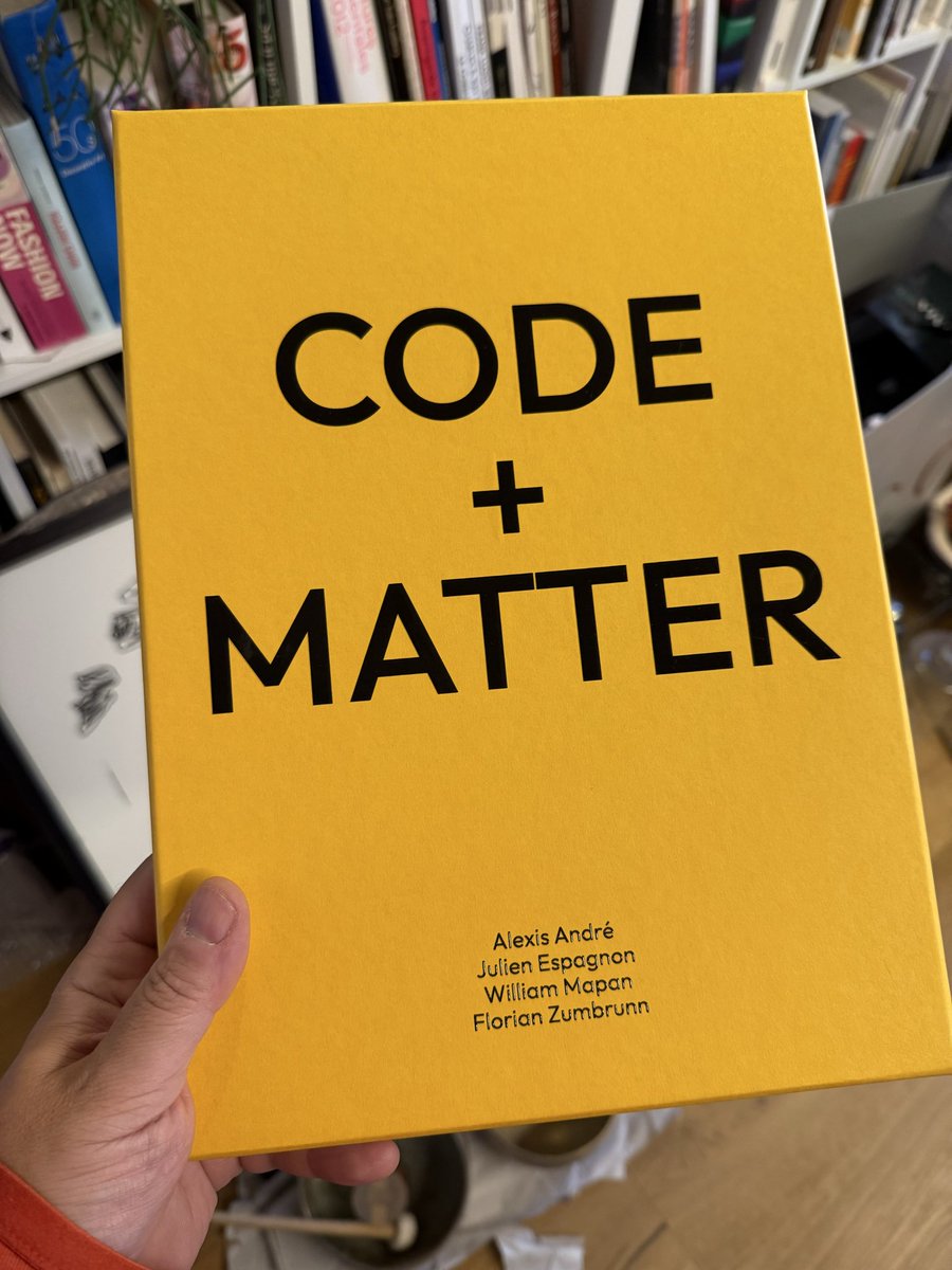 Very happy to add the Editioned Print Portfolio of Code + Matter to my collection