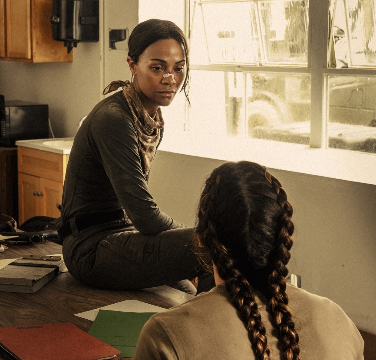 Project_Lioness's tweet image. She likes to choose her own assets, but Josephina Carillo was chosen for her. A soldier who had the nerve to assault and then lie to her.

A liability, but also a pretty fucking talented pilot.

She's conflicted.