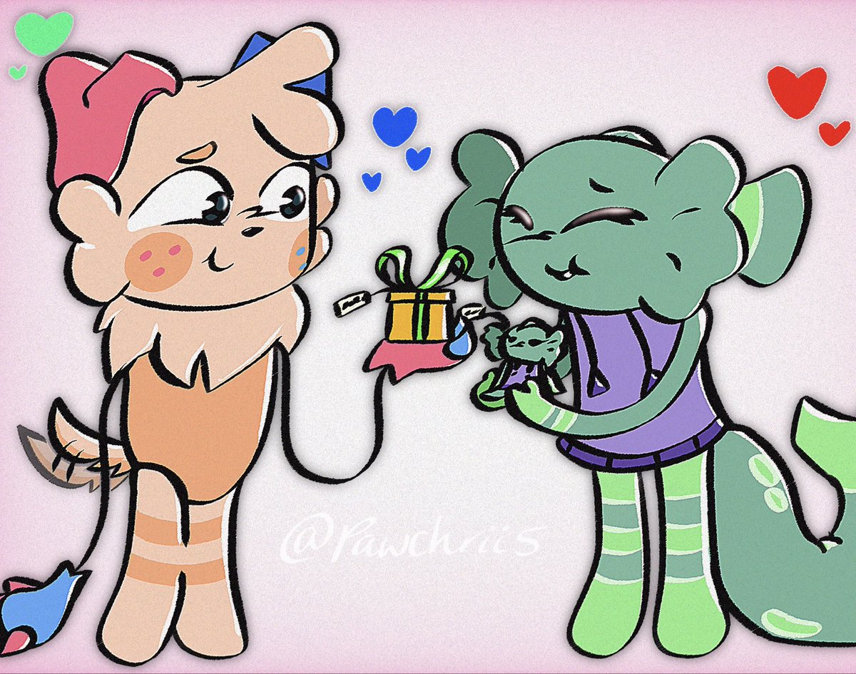 PUPGR0WL's tweet image. 6 month anniversary gifts 🎁 

#cuddlefish #yumeship #riakotwt