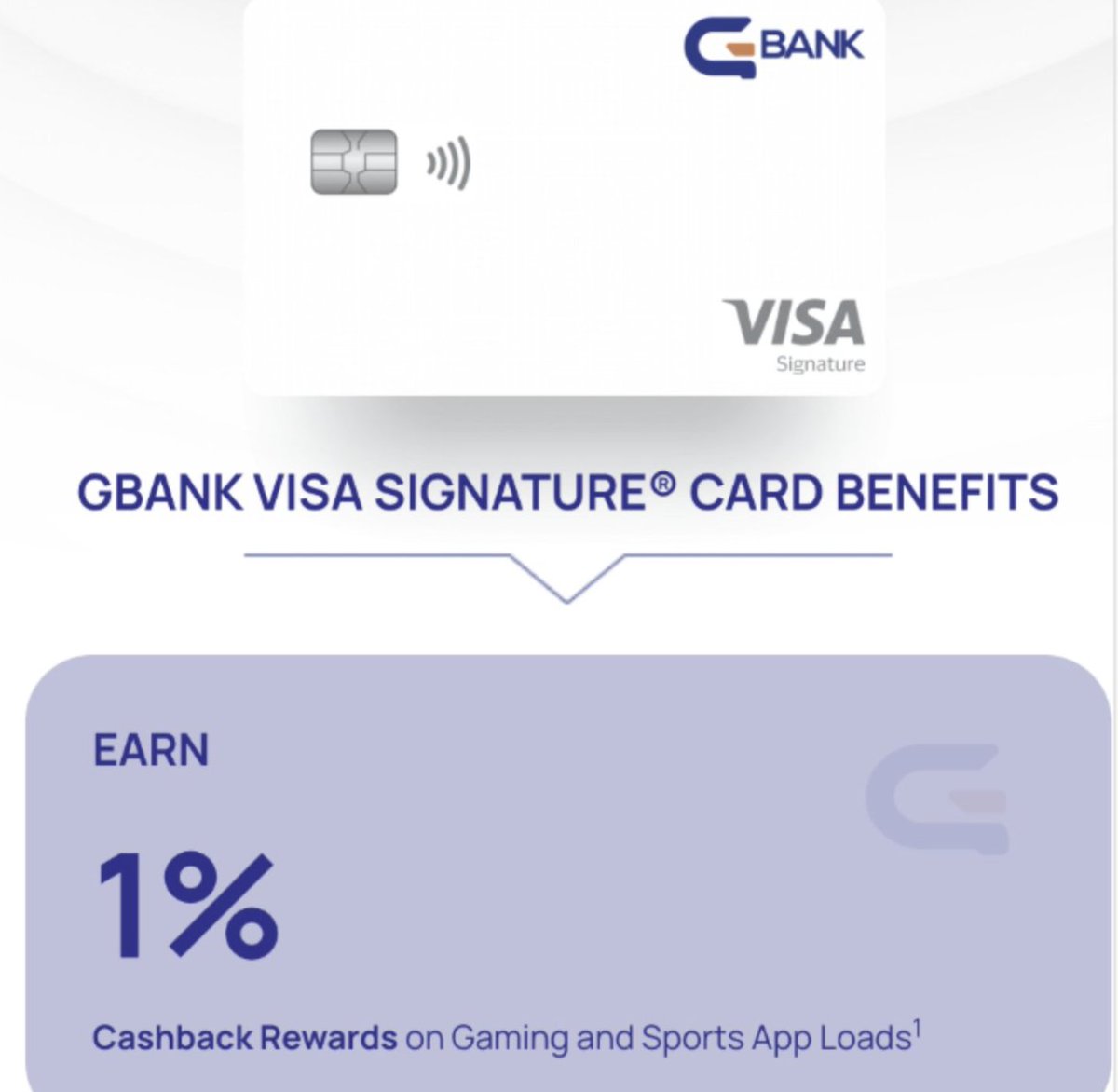Want to start your week with 1% to 2% in cashback rewards? GBank has you covered.

Earning cashback rewards is easier than ever and all you need to do is sign up using this link: gbank.connect.bank/referralsource…

Once you’re approved, you’ll receive a $50 cashback bonus after your account