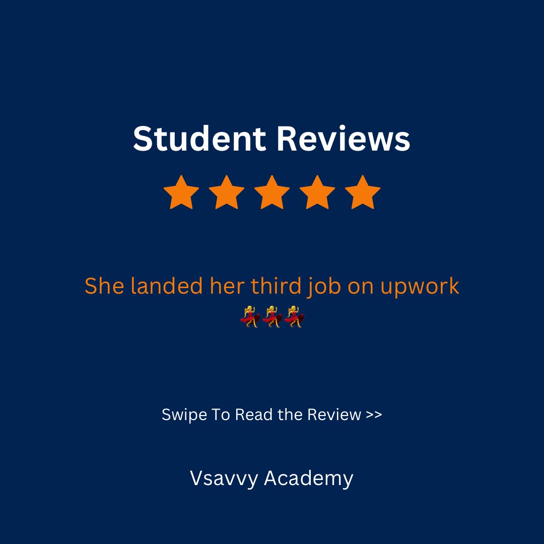 VsavvyAcademy's tweet image. She just landed her 3rd job on Upwork! 

From Admin Assistant to thriving Virtual Assistant.

Upgrading your skills can transform your career.

The world is evolving, your skills should too.