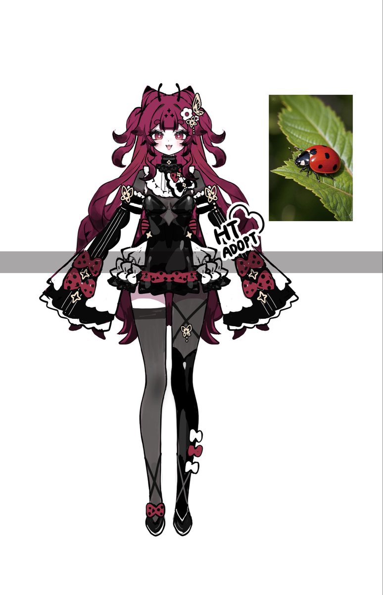 hatoto_ka's tweet image. ADOPTABLE ( Auction )
🐞 Ladybug Girl 🐞

SB : $50
AB : $250 ( Personal use )
AB2 : $550 ( commercial use )
Minimum increase : $5

Payment : PayPal

#adopt #adoptable #adoptables
#characterdesign #auction #Vtuber

🖤 Auction below 🖤