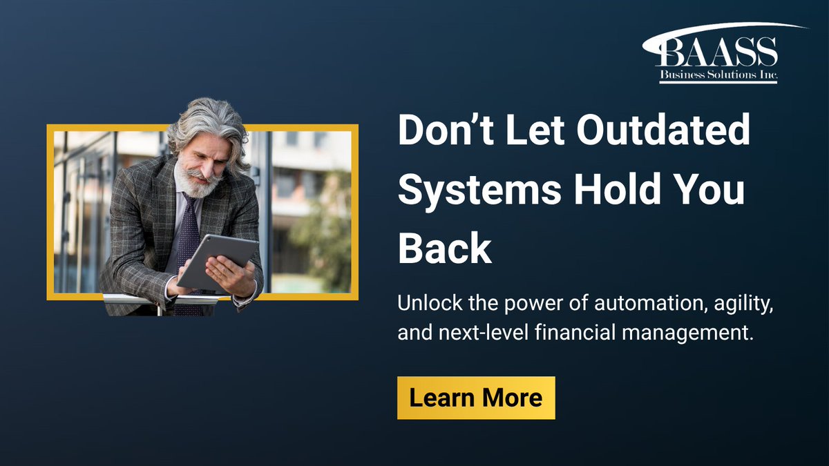 baassbiz's tweet image. Your business is growing, but has your system kept up?
If you’re waiting days for reports, it might be time to move beyond #Sage50.

Discover how to “graduate” to #SageIntacct and support your next phase of growth:
hubs.la/Q03Qf76S0

#BAASSBusinessSolutions