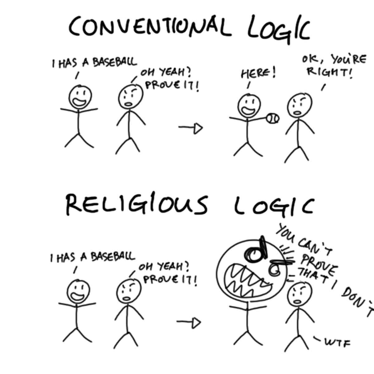 ExmuslimsOrg's tweet photo. How to win any argument (if you hate logic).

#atheist #freedomfromreligion #exmuslim https://t.co/1yDUirLrFC