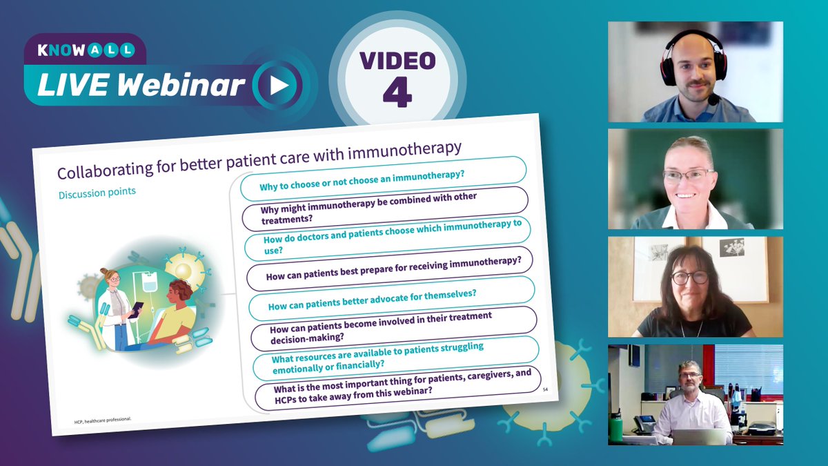 During the recent Know ALL webinar, Jaymz Goodman chaired a Q&amp;A session with HCPs and patients, including Dr Charles Mullighan, Dr Wendy Stock, and Jess Olson. 

Watch here: loom.ly/VtxjclU
#KnowALL #leukemia #leusm #ALLsm #cancer <a href="/CMullighan/">Charles Mullighan</a> <a href="/JaymzGoodman/">Jaymz</a> <a href="/DrWendyStock/">Wendy Stock</a>