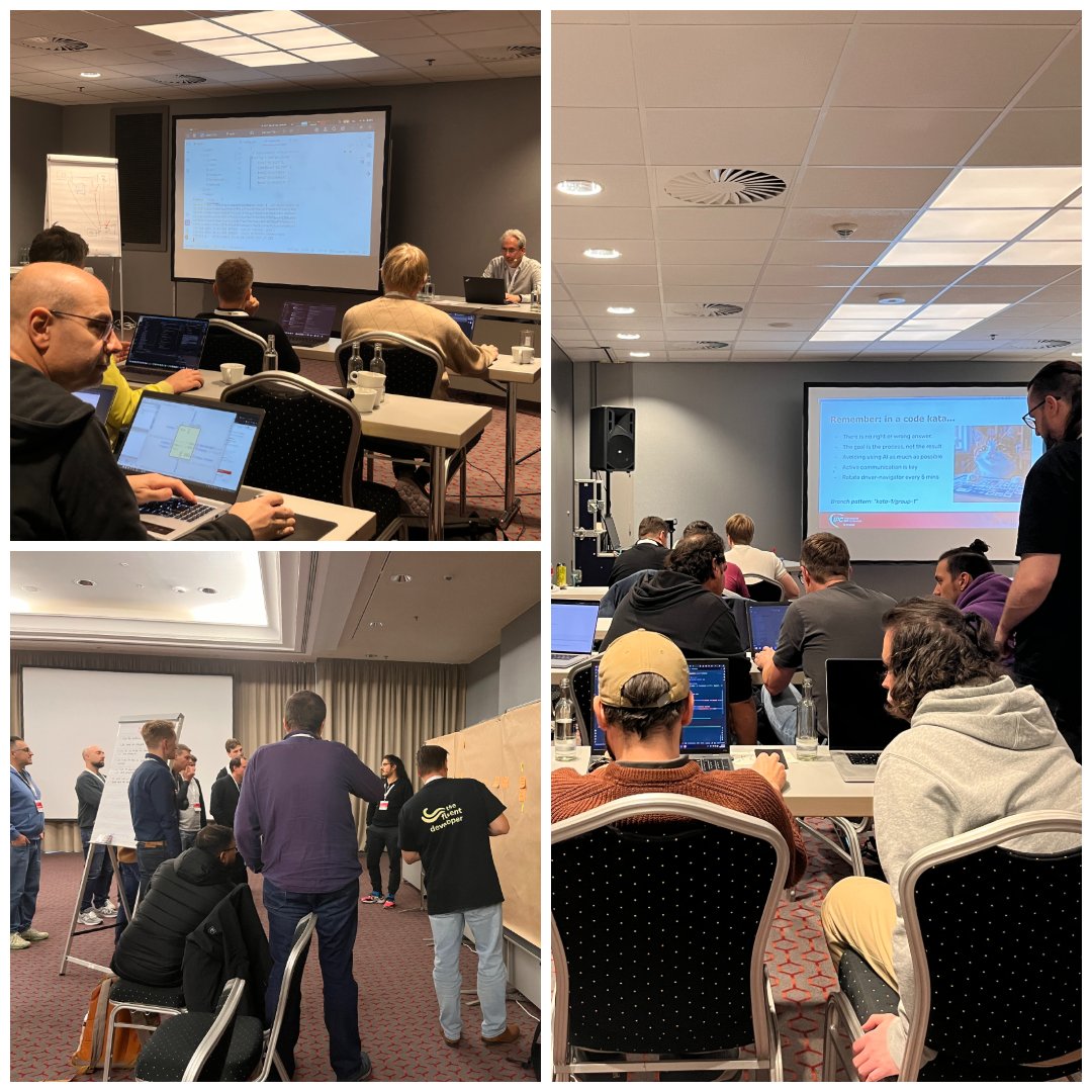 phpconference's tweet image. 💪 Workshop Day at #IntPHPcon Munich was a blast!
From refactoring legacy PHP to containerization & domain design — hands-on learning at its best 💻
🔥 Great energy, great community!
🔗 Program: phpconference.com/munich/program…
📍 Munich | Oct 27
#PHP #Developers #phpconference