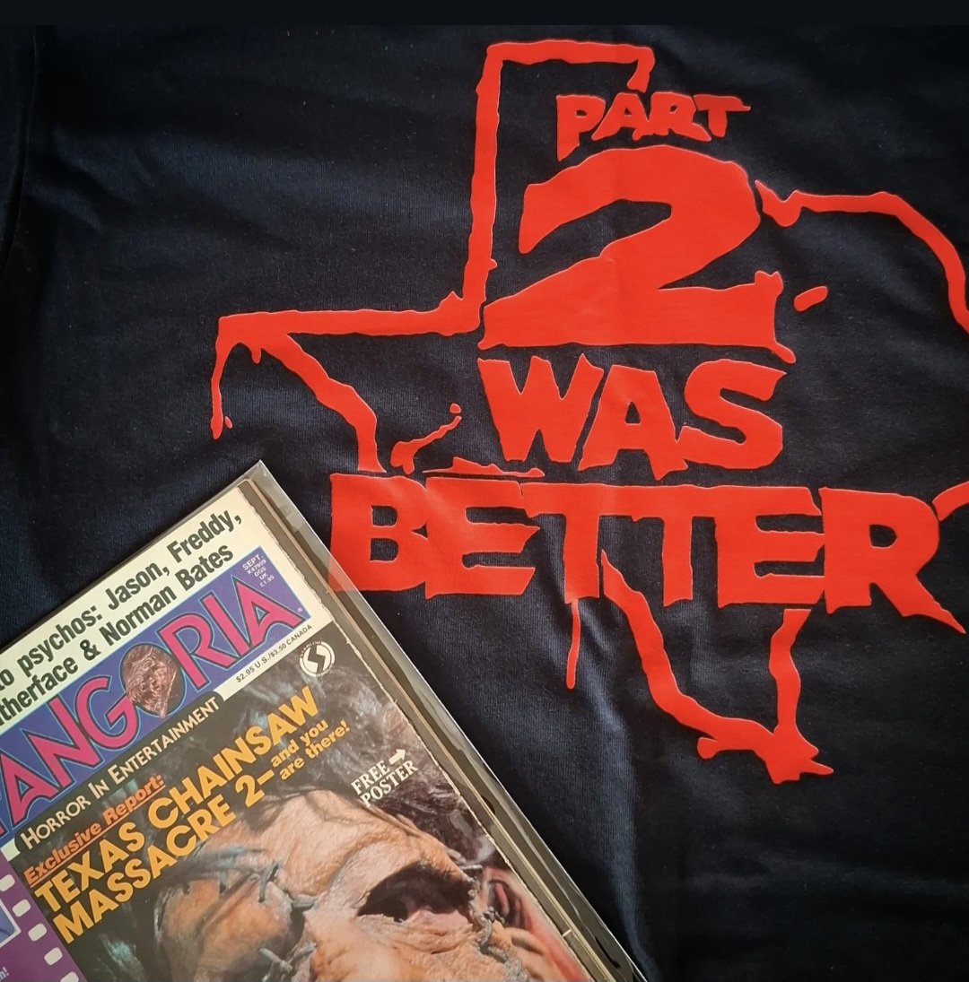 Wanna win this Texas Chainsaw Massacre 2 shirt? You can do just that by coming to see the film on the BIG SCREEN tonight at Savoy Nottingham with the 80s Video Shop and our pals <a href="/LoftMovieNotts/">Loft Movie Theatre</a>.

savoyonline.co.uk/SavoyNottingha…

We're BUZZIN!