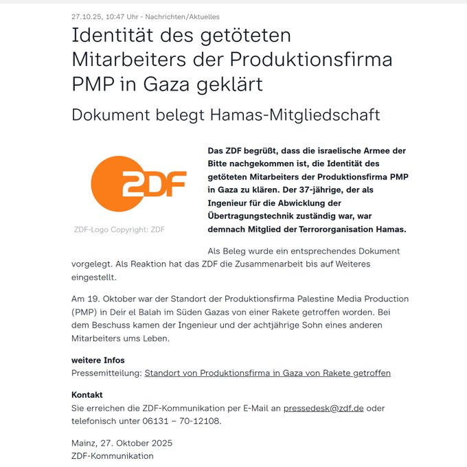 Ach, die unfehlbare israelische Armee hat es festgestellt? Dann kann es ja nur wahr sein!