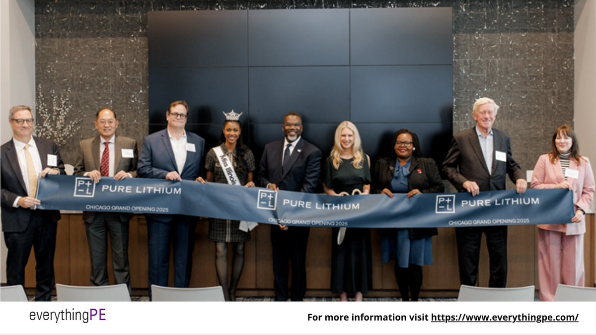 everything_PE_'s tweet image. Pure Lithium Opens Chicago HQ to Scale Lithium Metal Battery Production

Read more: ow.ly/t27E50Xim7Q

 #PureLithium #LithiumBattery #PowerElectronics #SustainableTech #EnergyStorage #RenewableEnergy #EVBattery