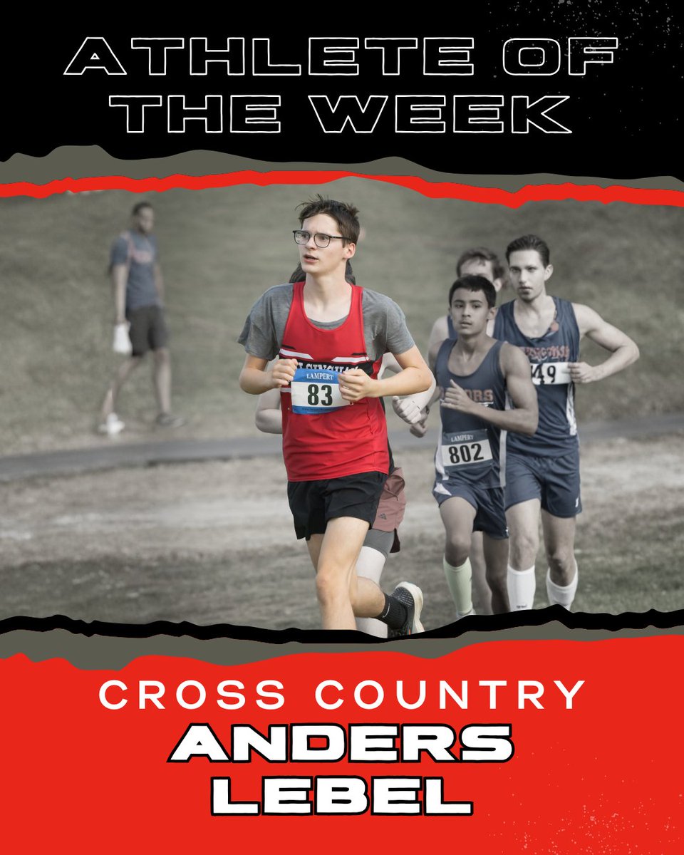 We are excited to announce that Anders Lebel from the Varsity Cross Country Team is this week’s Athlete of the Week. 
Congratulations Anders and Go Trojans!