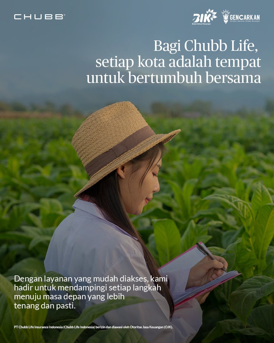 Chubb_ID's tweet image. Kota kecil bukan berarti peluang kecil. Kota-kota kecil di Indonesia kini jadi ruang baru untuk berkembang—dengan populasi yang terus bertambah, daya beli yang makin kuat, dan semangat untuk meraih masa depan lebih baik.

#TogetherWithYou
