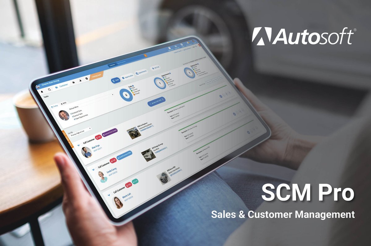AutosoftDMS's tweet image. You can have the best cars, the flashiest showroom, and the biggest ad budget...but if you don’t truly connect with your customers, those leads fade fast. Autosoft’s SCM Pro is more than a CRM, it’s a way to build trust every step of the customer journey!
hubs.ly/Q03Qff120