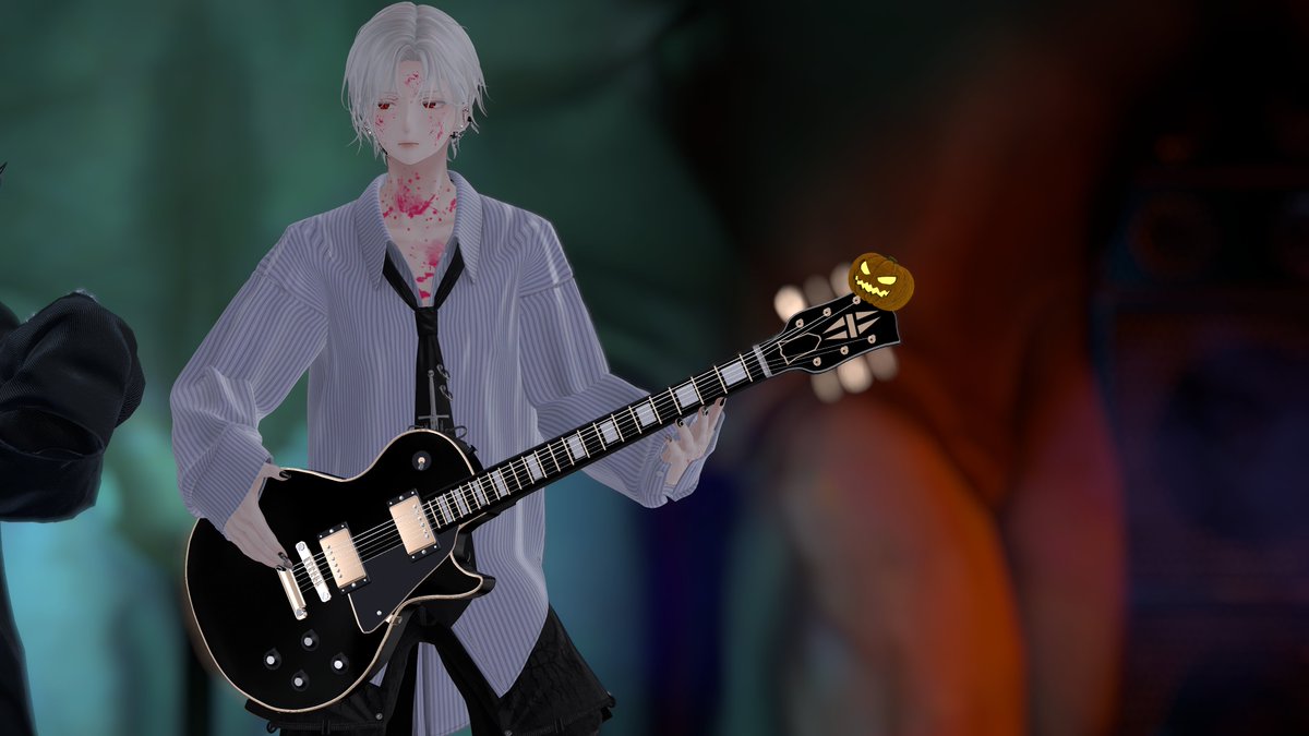 ４番手の演者様はNO PLANSのお二人！！

ロック系の曲がバチバチ刺さる！！！

こちらもハロウィン改変をされていて

とてもユニットの雰囲気に合ってました！

#すぷが　#VRC_NOPLANS