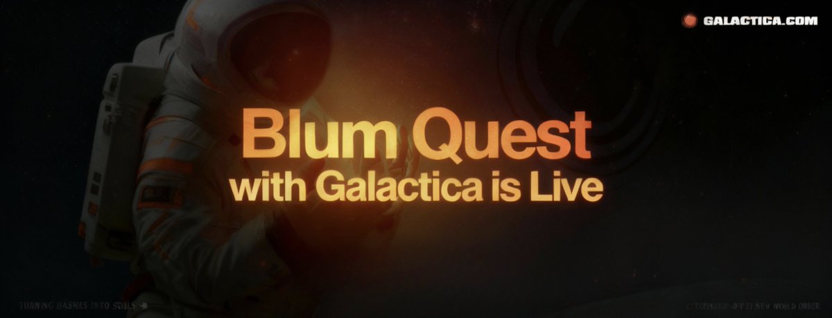 GalacticaNet's tweet image. 🚨 The Blum Quest with Galactica is now live. Earn a share of 100K GNET.

A reward pool of 100,000 GNET is waiting.

Use Galactica ID for Telegram (GIT) &amp;amp;  complete the quest inside the @blumcrypto app to earn your share.

✅ Join on @telegram 
✅ Finish simple tasks
✅ Get a…