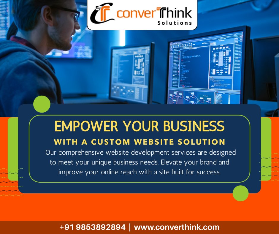 converthink's tweet image. Transform Your Online Presence with a Custom Website Design!
✅ 100% Custom Design
✅ Fast, Mobile-Friendly, and Secure
✅ Optimized for Leads &amp; Conversions
✅ Built to Grow with Your Business
