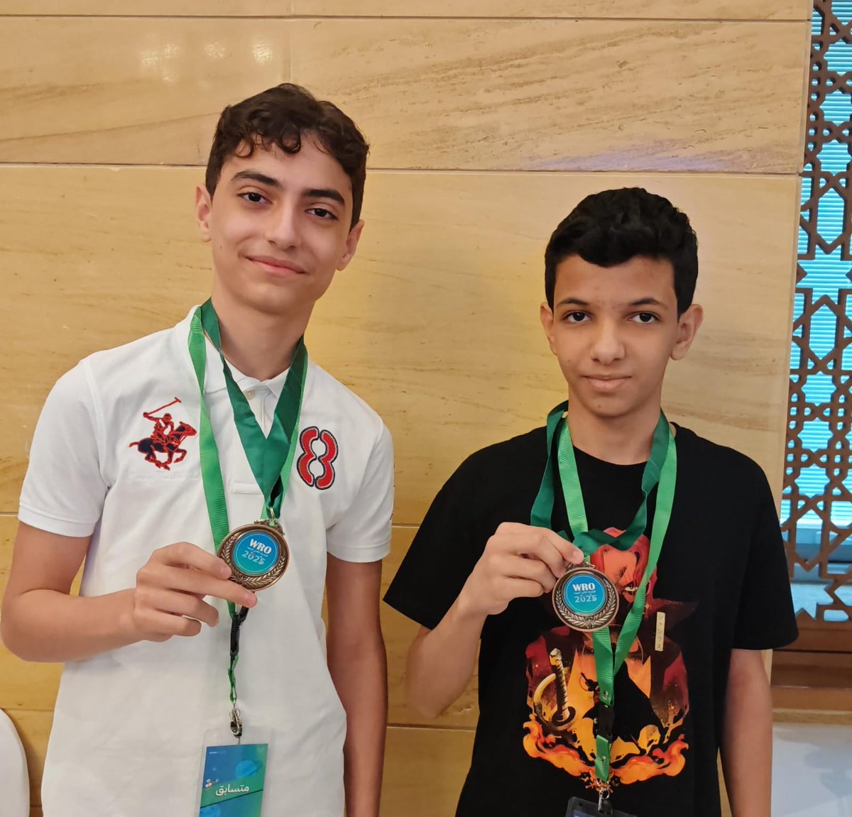 alfla7_school's tweet photo. متوسطة الفلاح بمكة المكرمة تحصد المركز الرابع 🏅 والميدالية البرونزية على مستوى المملكة في الأولمبياد العالمي للروبوت (WRO) ضمن منافسات 2025، وذلك من خلال مركز أحمد زينل للعلوم والابتكارات.
إنجاز نفخر به يعكس تميز طلابنا تحت إشراف مدربهم الأستاذ محمد باسرده. 
#WRO2025 #الروبوت #مدارس_الفلاح #تعليم_مكة #التميز_التعليمي #رؤية_السعودية_2030 #مركز_أحمد_زينل_للعلوم_والابتكارات
