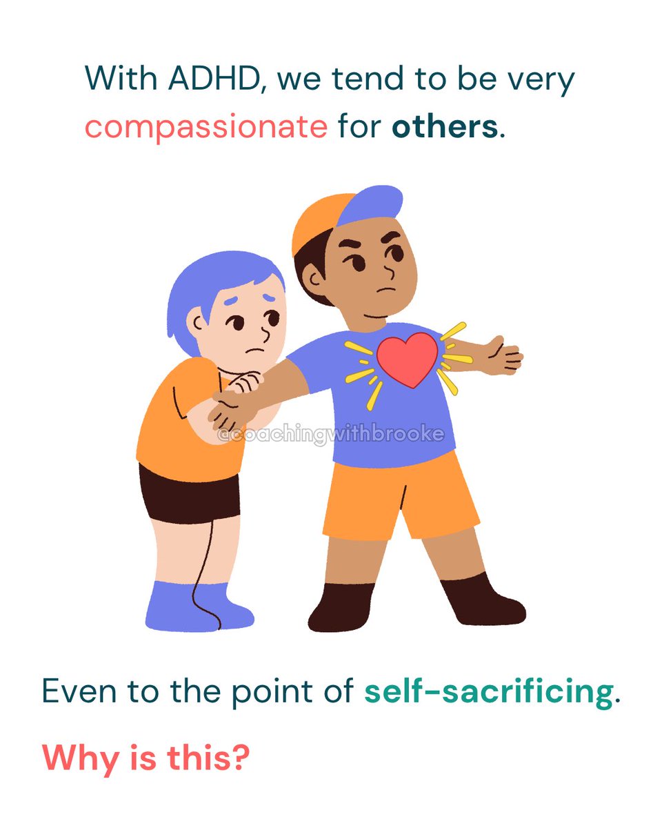 Coachingwbrooke's tweet image. 1/2 The often compassionate nature of ADHDers can lead us to draining our energy!

Have you experienced compassion fatigue before?

Better manage your symptoms and &apos;Activate Your ADHD Potential&apos; with my # 1 Best Selling book/workbook

bit.ly/activateadhd

#adhdhelp #adhdcoach