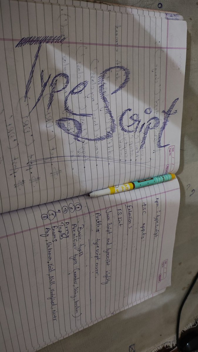 CoderShaswat's tweet image. Leveling up! 🚀
Started learning TypeScript to make my JS code more powerful ⚡
Next step — mastering types, interfaces &amp; generics!
#TypeScript #CodingJourney #WebDev
