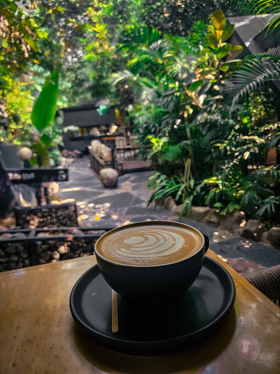 _vishal06's tweet image. Coffee with a view that feels like therapy ☕🌿
#CafeVibes
