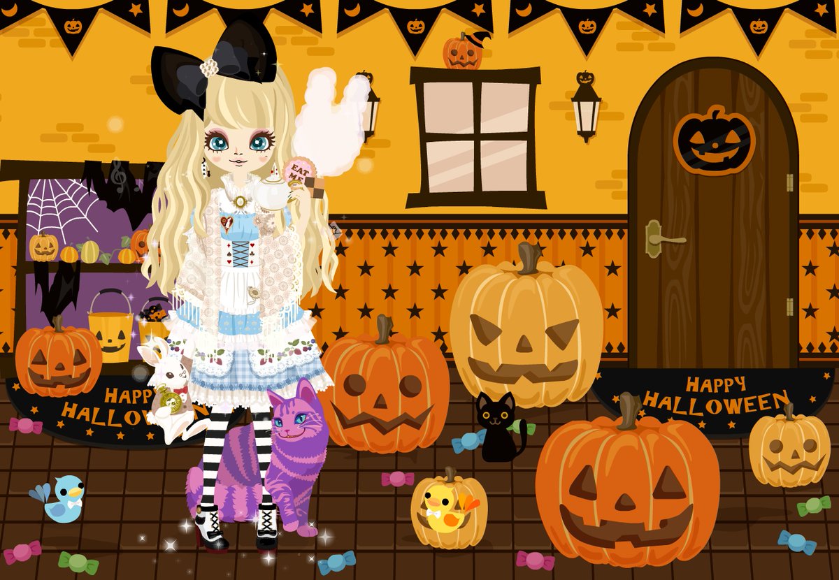 <a href="/alfirin_doll/">Alfirin</a> bentewee.com/profile/hanako #Bentewee #HalloweenEvent #Dressupgame