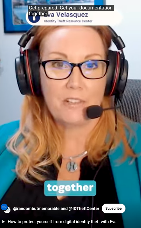 The first step to recovering from identity theft? Get organized. Gather your ID, credit reports, police report (if any), and financial statements. Having your documents ready speeds up every step of recovery.
idtheft.center/3WyF4CQ